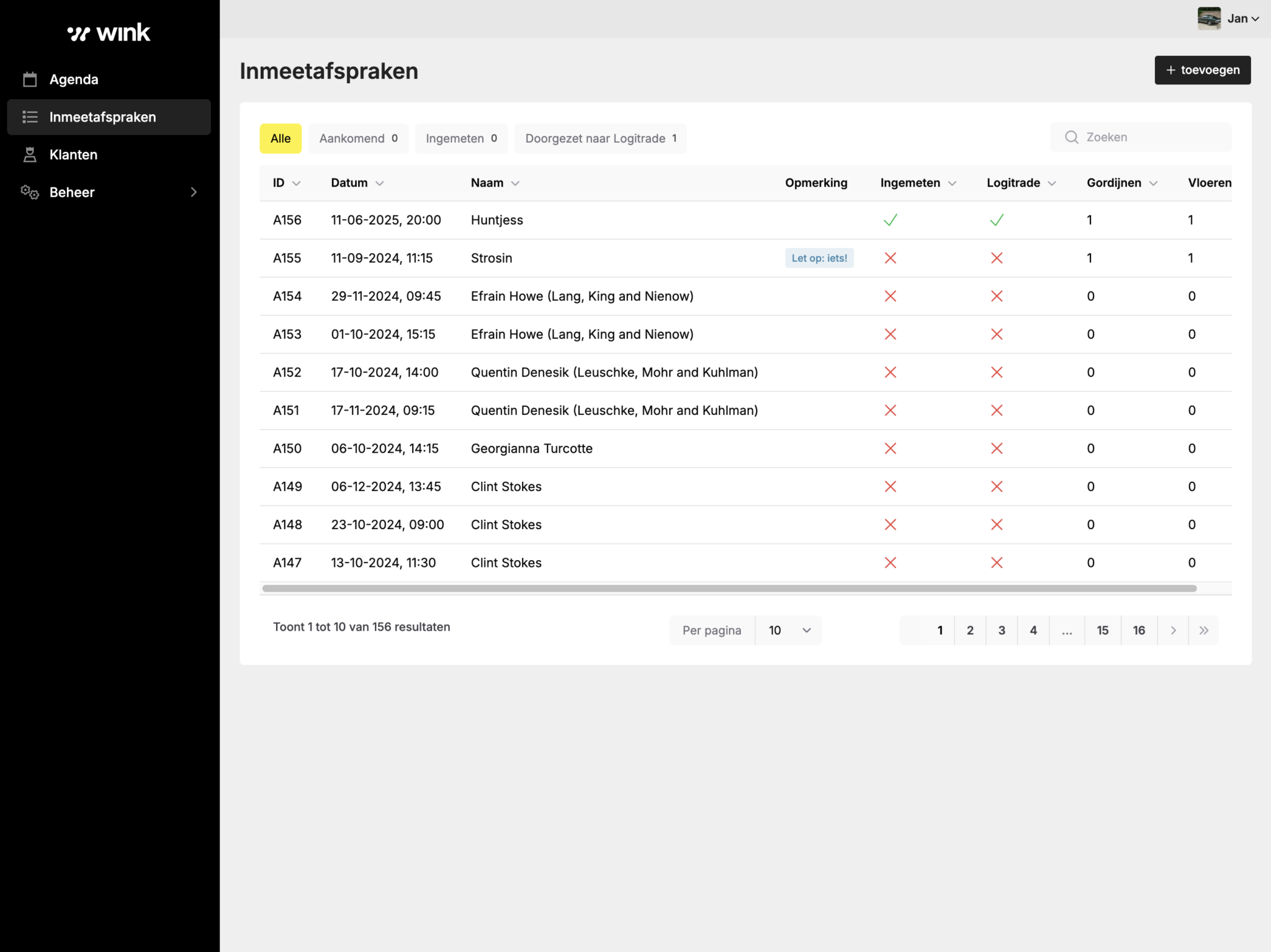 Maatwerk inmeetsoftware voor Rob Stassen in Limburg