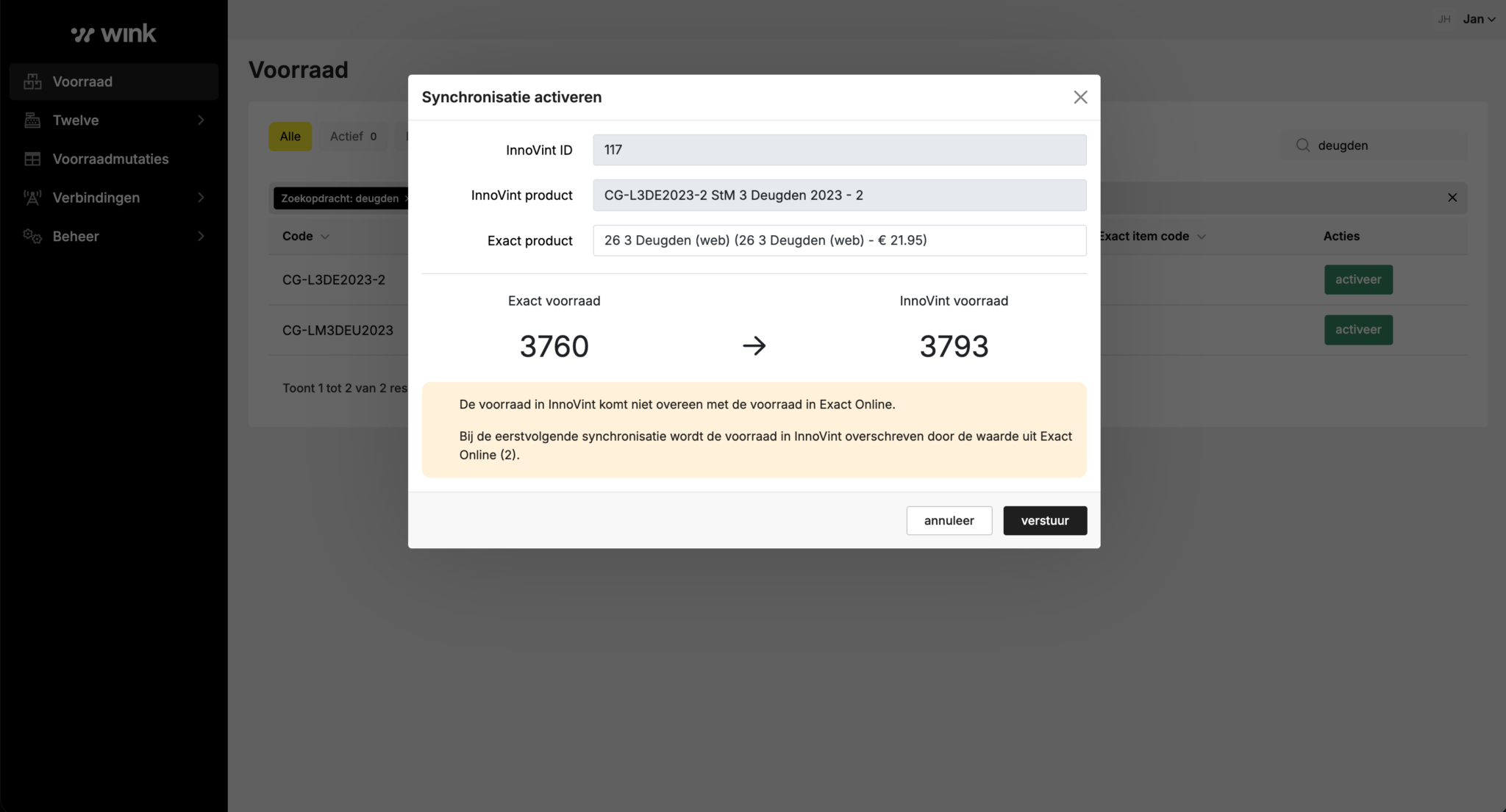 Exact synchronisatie software, maatwerk koppeling met Exact